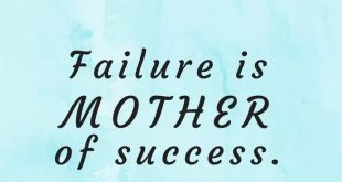 Thất bại là mẹ của thành công